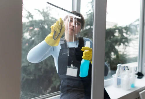 Nettoyage de vitres intérieures et extérieures à Lanobre